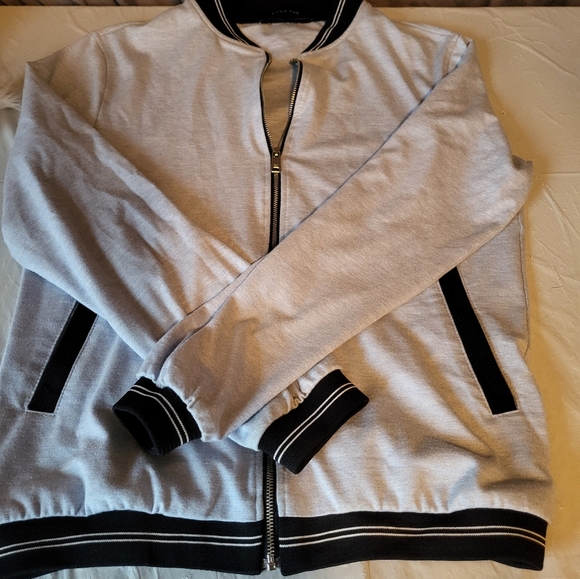 MEN Zara Bomber Jacket Size Medium - Picture 3 of 4